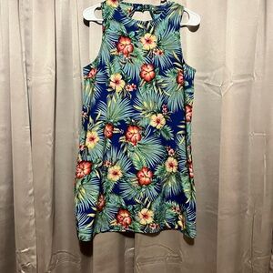 Boohoo Blue Floral Dress